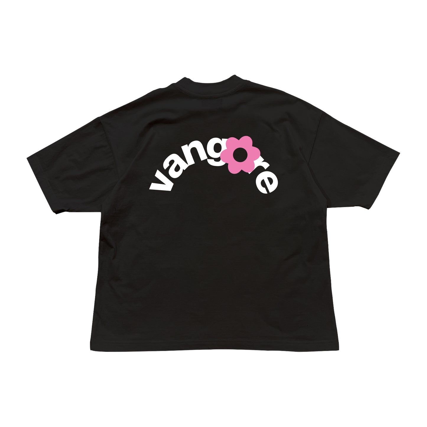 Flora (Black) - Boxy Tee