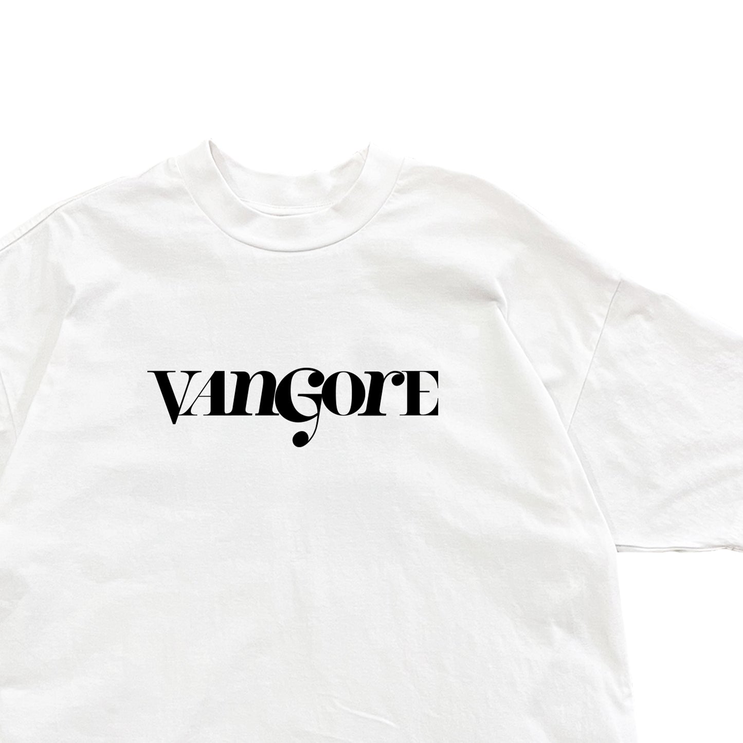 Core Logo (White) - Boxy Tee