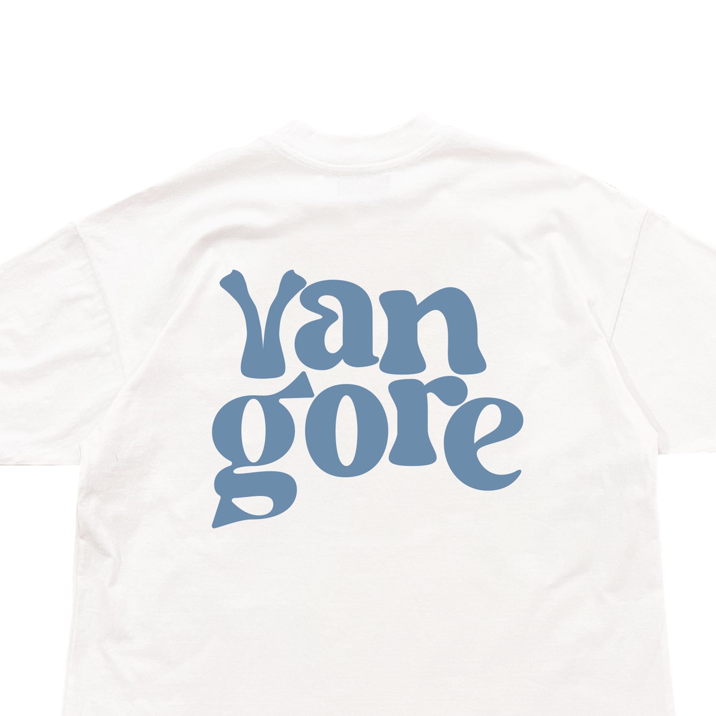 Hi Logo (White/Ocean) - Boxy Tee