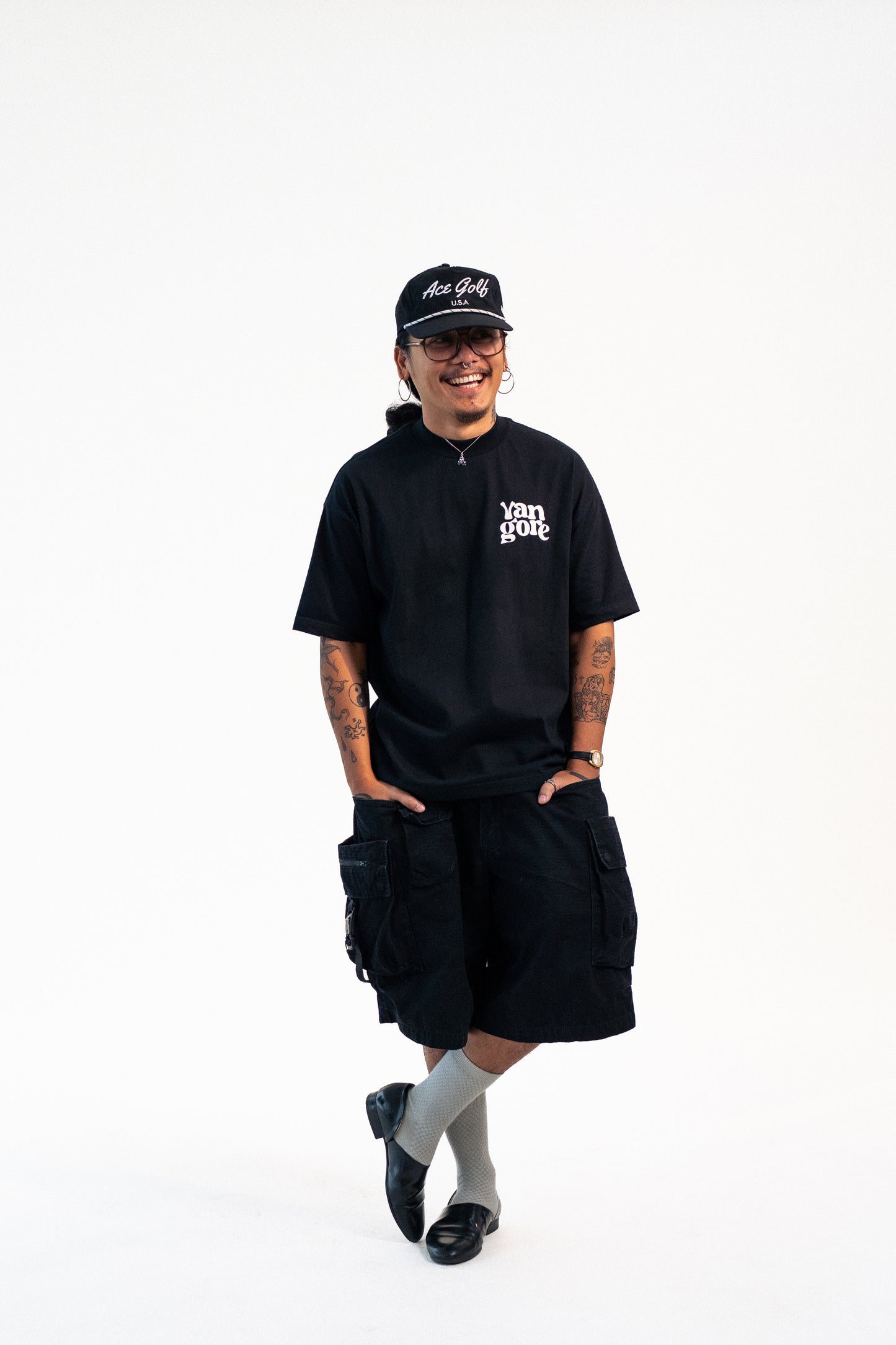 Hi Logo (Black) - Boxy Tee