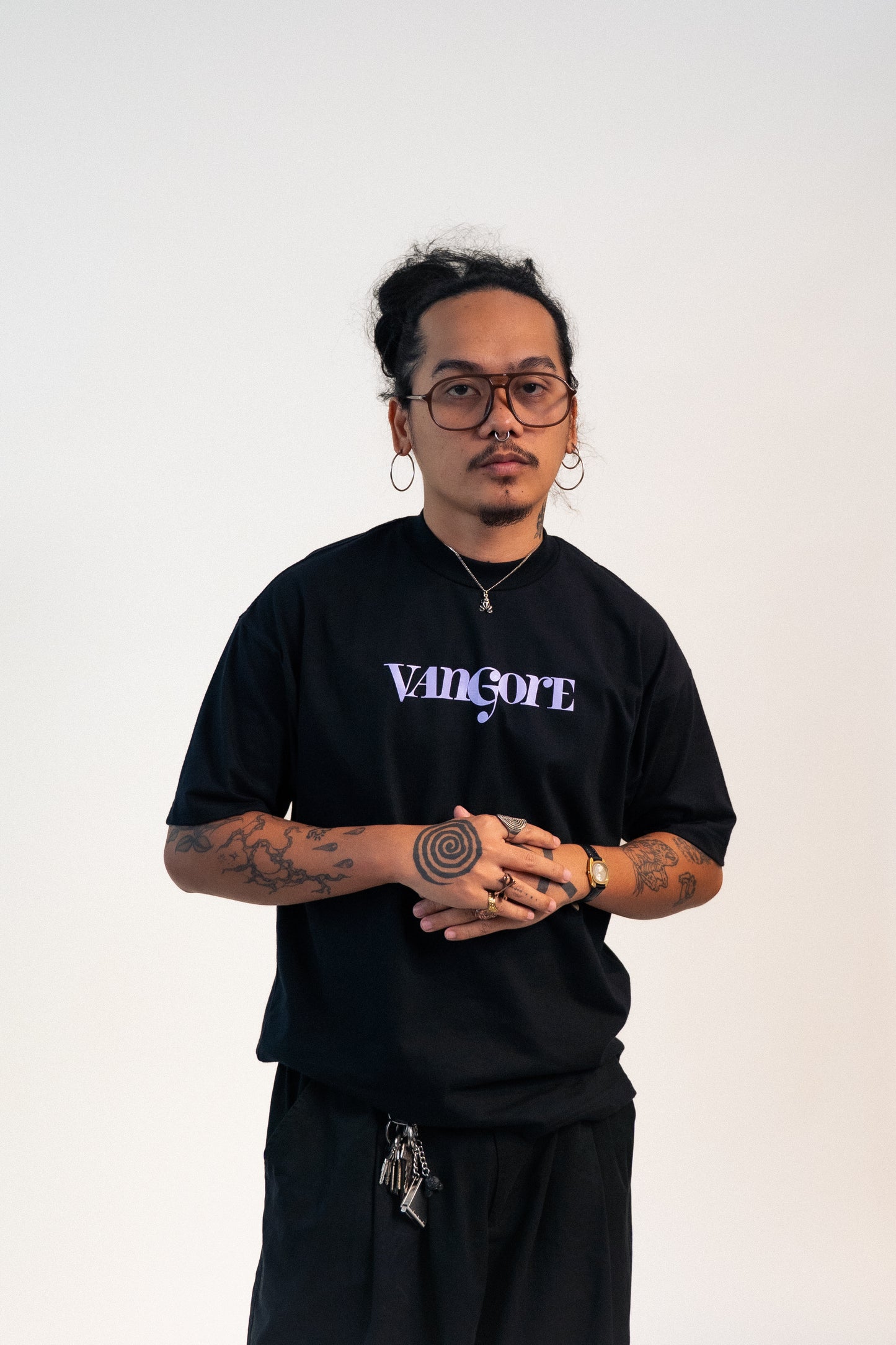 Core Logo (White) - Boxy Tee