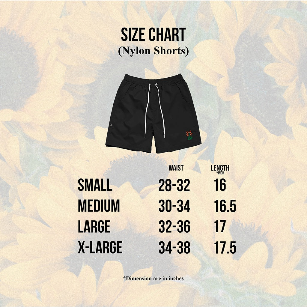 VG Sunflower Nylon Shorts