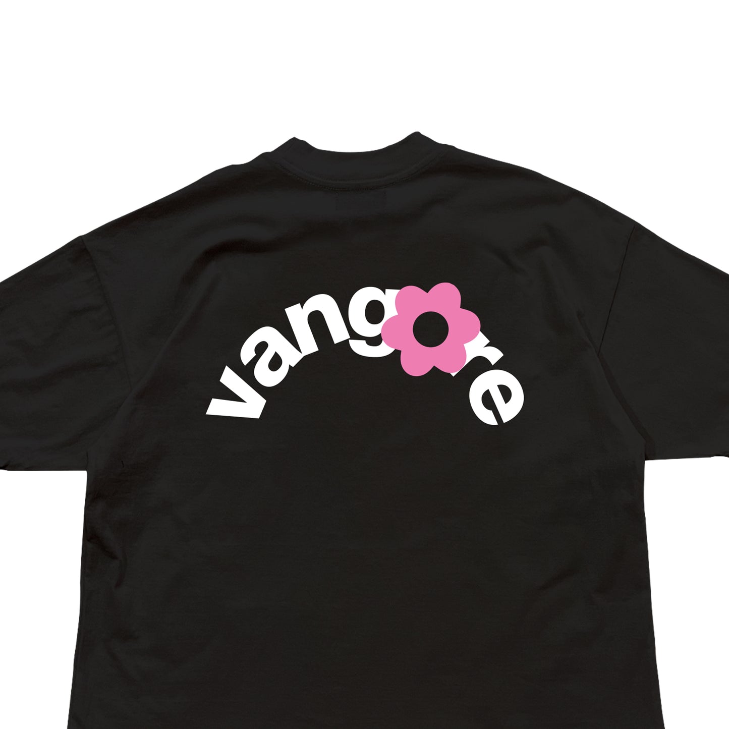 Flora (Black) - Boxy Tee